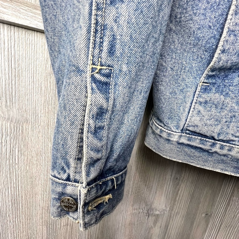 Code Bleu Vintage Denim Patch Jacket - image 3